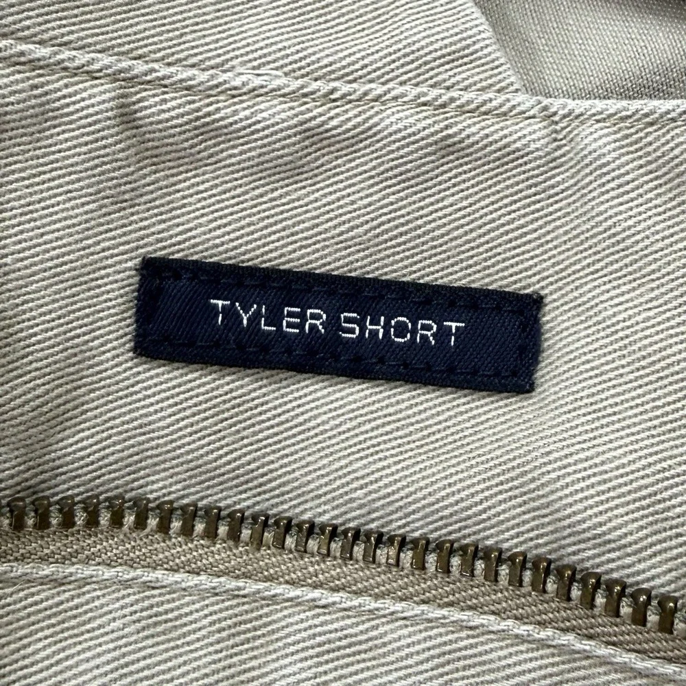 Vintage Polo Ralph Lauren Tyler Shorts Men's 48 Beige Pleated Preppy Chino